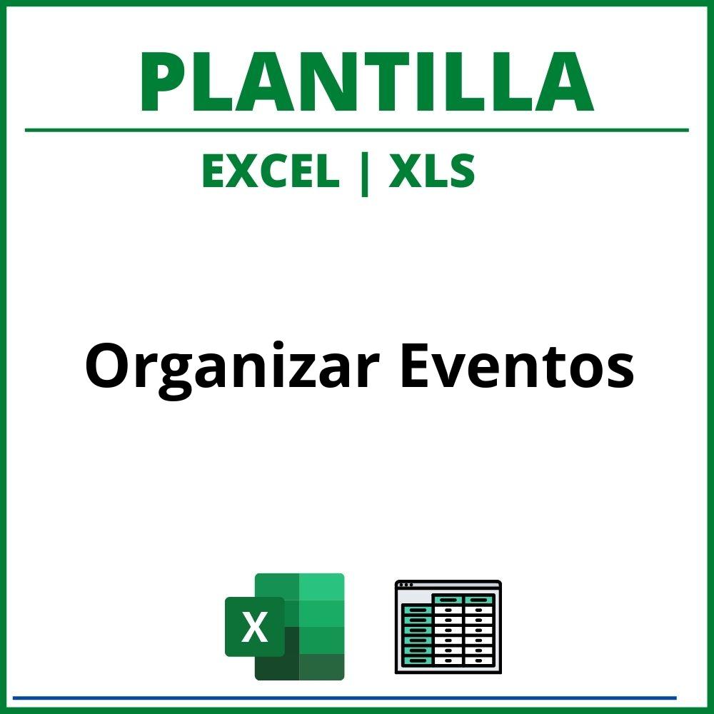 Plantilla Organizar Eventos Excel